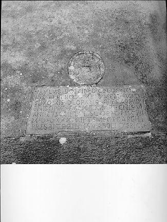 lapide - bottega italiana (sec. XVI)