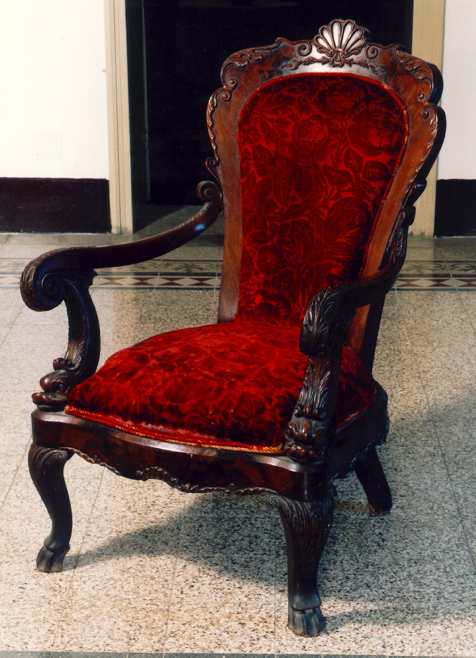 poltrona - produzione siciliana (ultimo quarto sec. XIX)