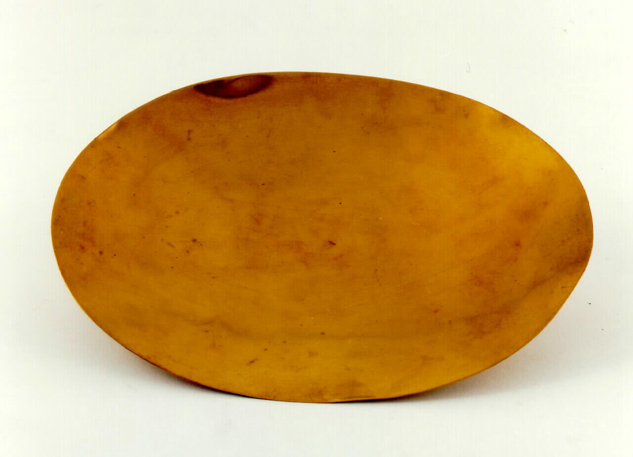 piattino da comunione - bottega siciliana (Seconda metà sec. XIX)