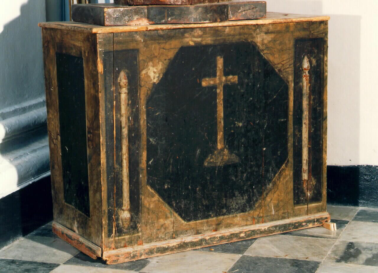 altare - a blocco - produzione siciliana (fine sec. XIX)