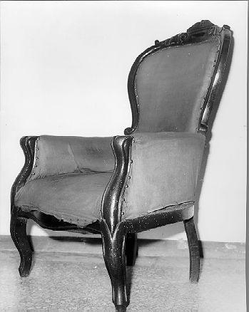 poltrona - produzione toscana (sec. XVIII)