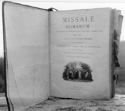 coperta di libro liturgico - bottega italiana (sec. XIX)