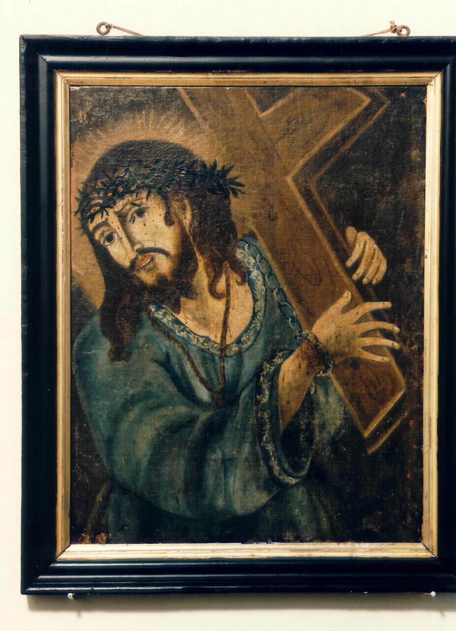 Cristo portacroce (dipinto) - ambito siciliano (sec. XIX)