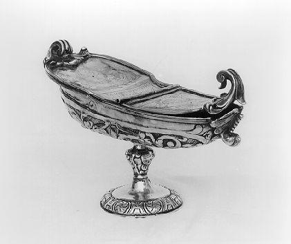 navicella portaincenso - bottega toscana (sec. XVII)