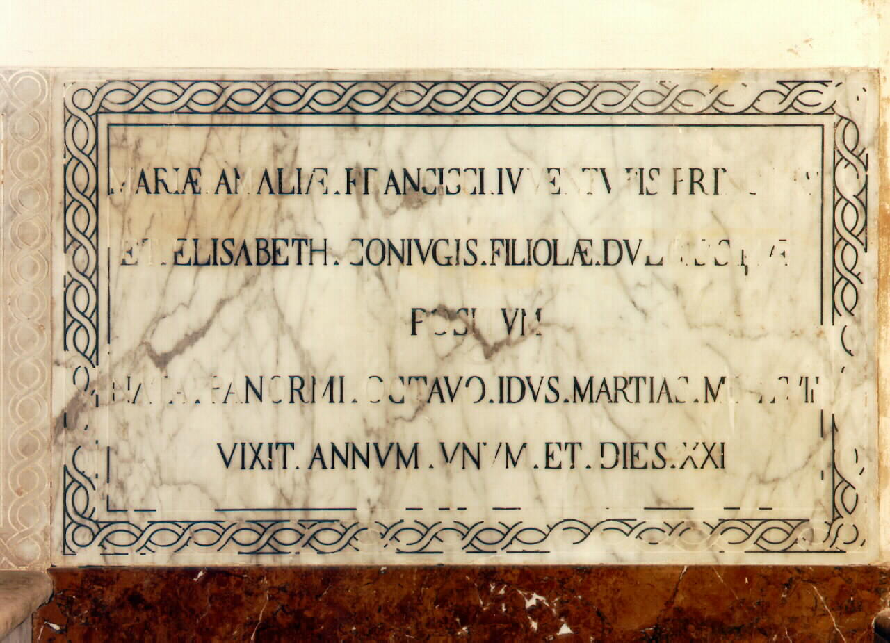 lapide - sepolcrale - ambito siciliano (sec. XIX)