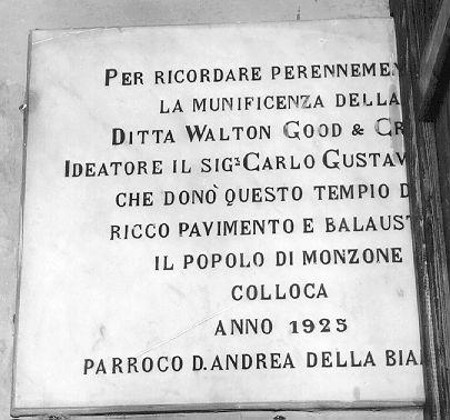 lapide - bottega italiana (sec. XX)