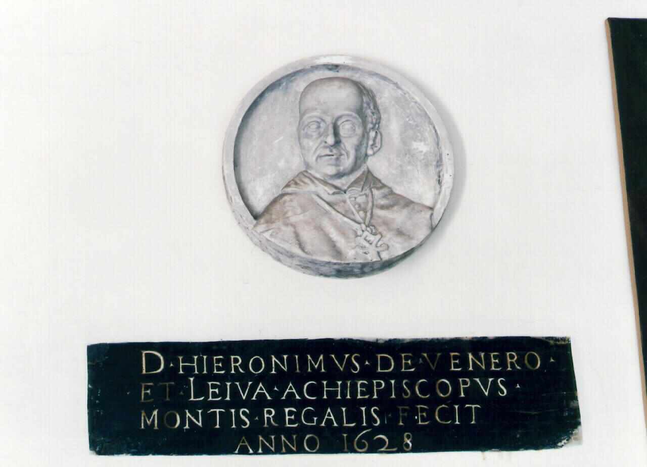 busto ritratto dell'arcivescovo Girolamo Venero y Leyva (rilievo) - ambito siciliano (sec. XVII)