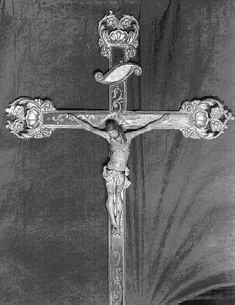 crocifisso - bottega italiana (sec. XIX)