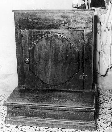 inginocchiatoio - bottega italiana (sec. XVII)