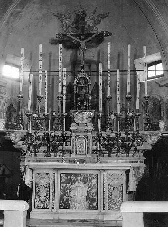 altare maggiore - bottega italiana (sec. XVIII)