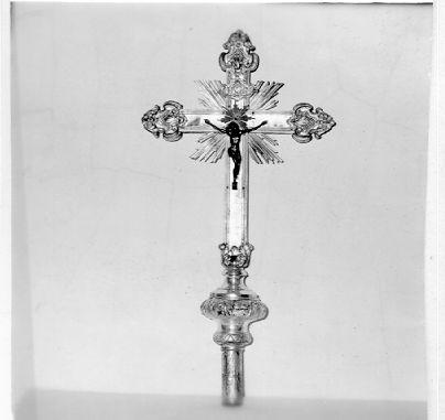 croce processionale - bottega genovese (sec. XVIII)
