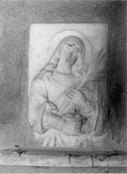 SANTA LUCIA (rilievo) - bottega italiana (inizio sec. XX)