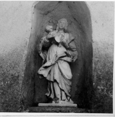 SANTO CON BAMBINO (statuetta) - bottega italiana (sec. XVIII)