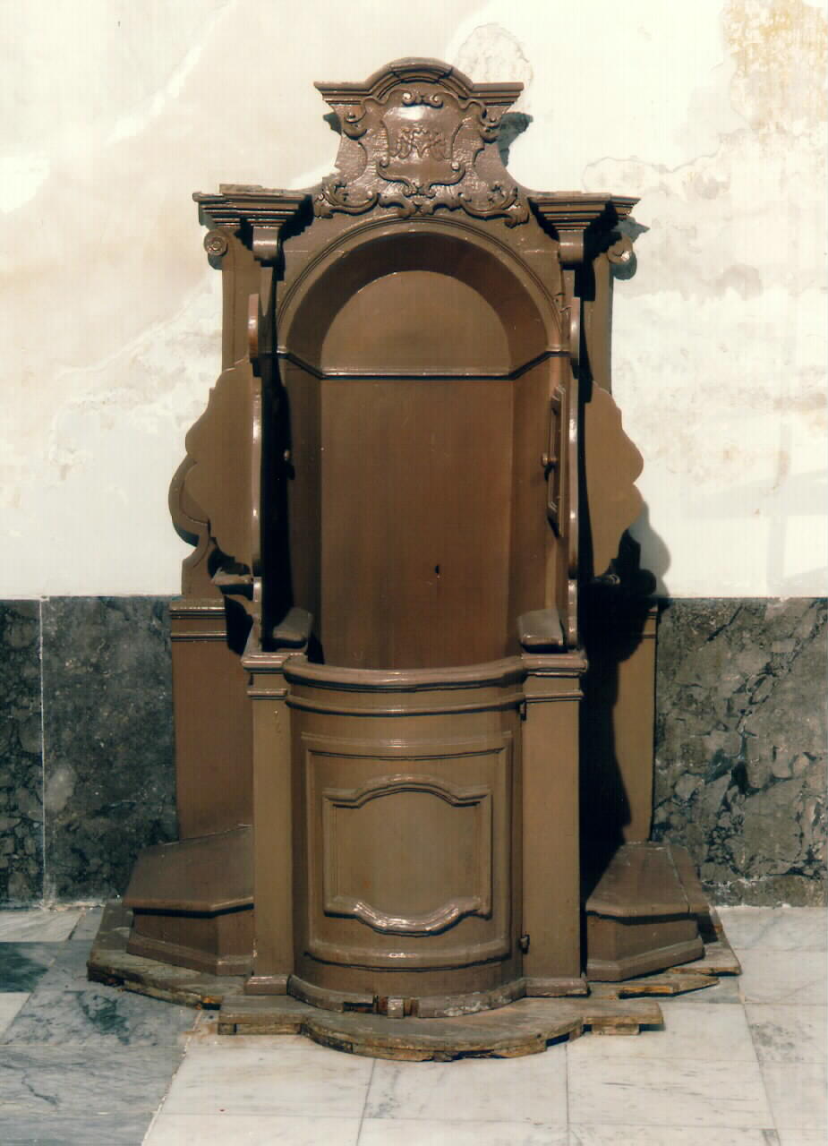 confessionale - produzione siciliana (Seconda metà sec. XIX)