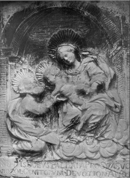 SACRA FAMIGLIA (rilievo) - bottega italiana (sec. XVIII)