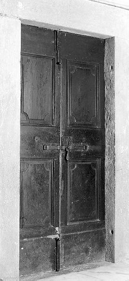 porta - a due battenti - bottega italiana (prima metà sec. XVII)