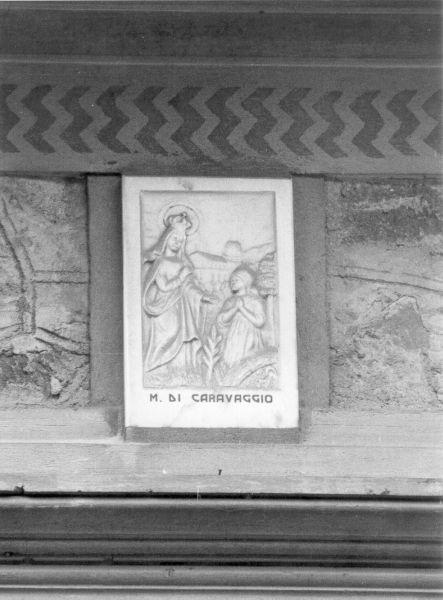 Madonna di Caravaggio, Madonna (rilievo) - bottega italiana (sec. XX)