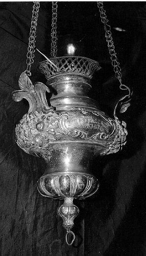 lampada pensile - bottega toscana (sec. XVIII)