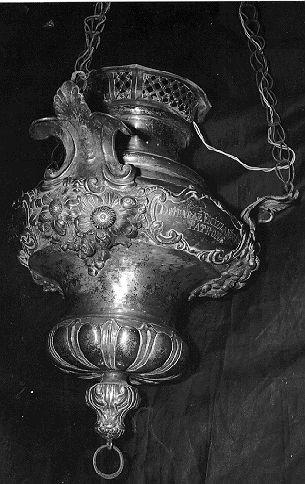 lampada pensile - bottega lucchese (?) (sec. XVIII)