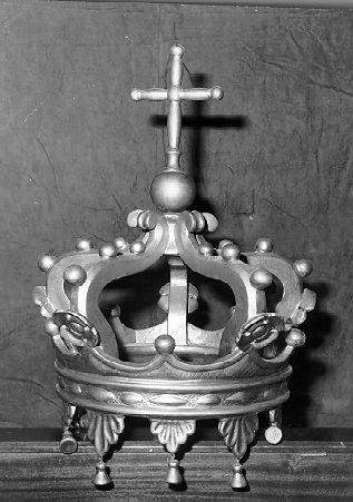 corona di tronetto per esposizione eucaristica - bottega italiana (secc. XIX/ XX)