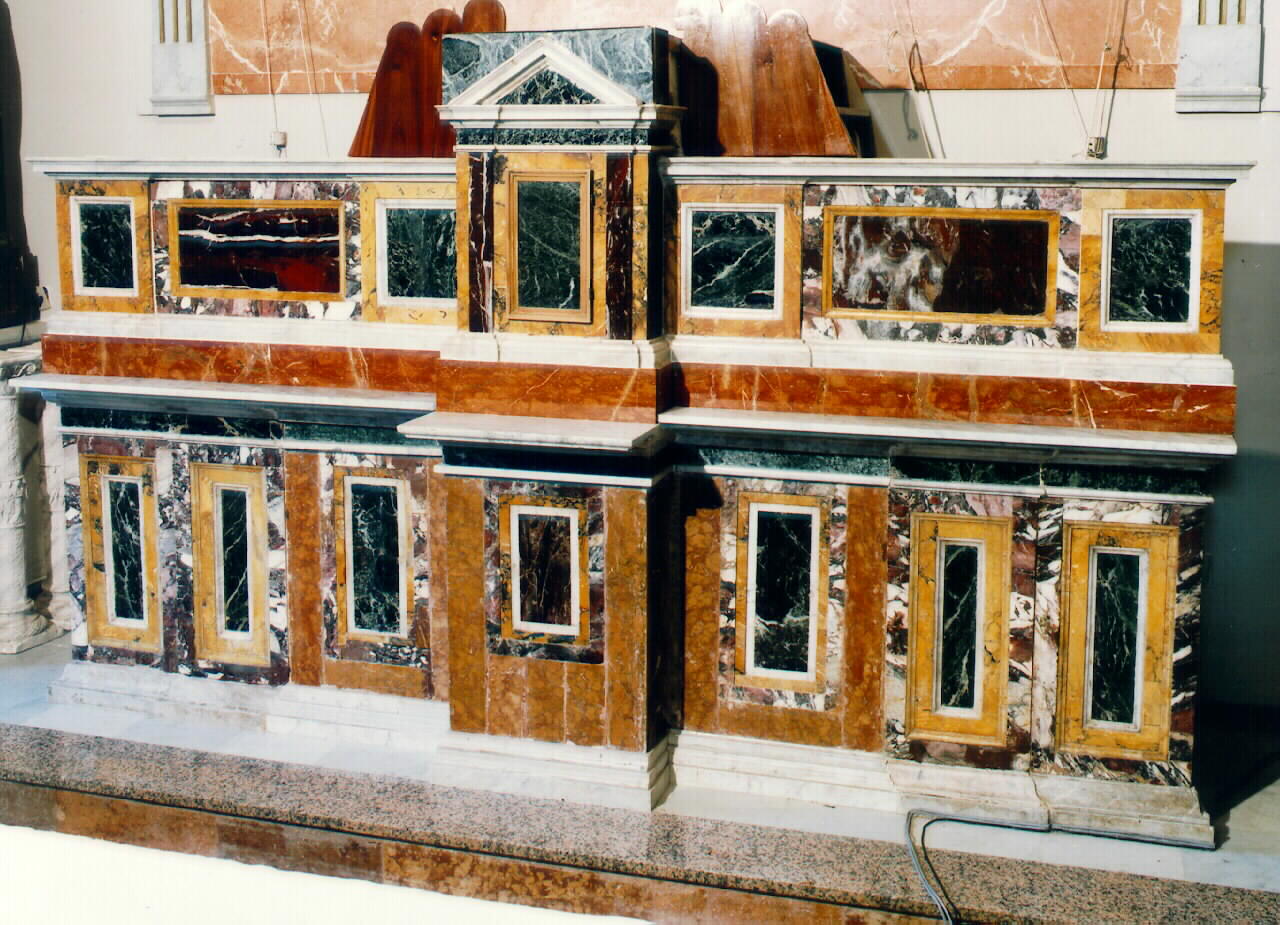 altare maggiore - ambito siciliano (Seconda metà sec. XIX)