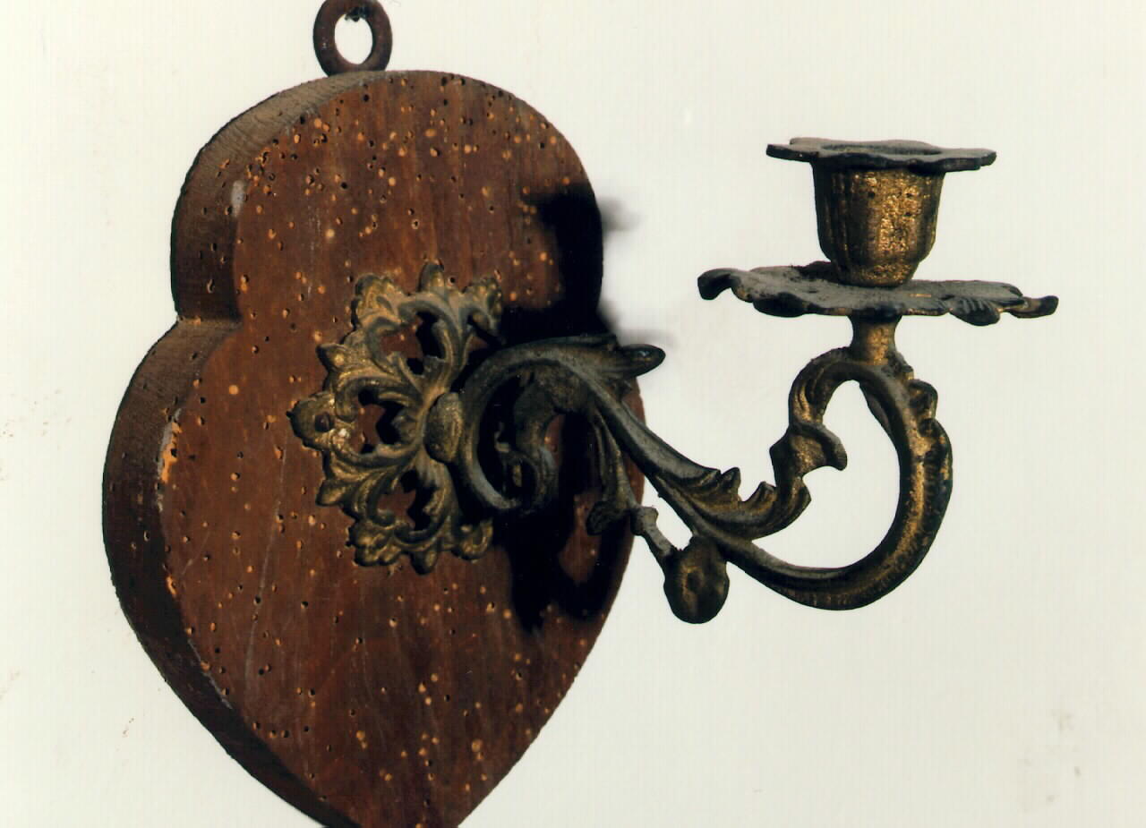 candeliere di consacrazione, serie - bottega siciliana (Seconda metà sec. XIX)