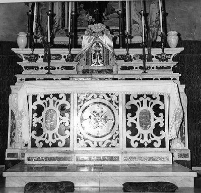 altare maggiore - bottega italiana (sec. XVII)