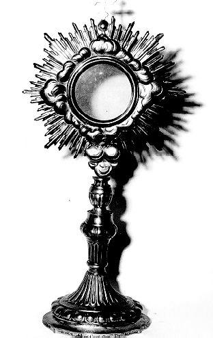 ostensorio - bottega italiana (sec. XVIII)