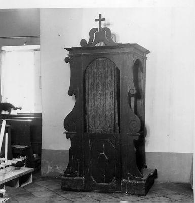 confessionale - bottega italiana (sec. XIX)