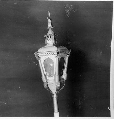 lanterna processionale, serie - bottega italiana (sec. XIX)