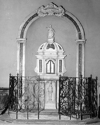 fonte battesimale - bottega italiana (metà sec. XVIII)