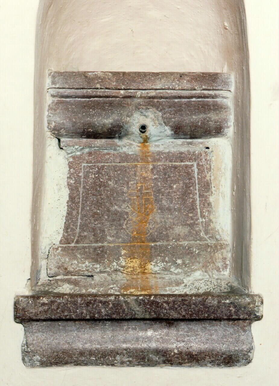 LAVABO DA SACRESTIA - ambito siciliano (sec. XIX)