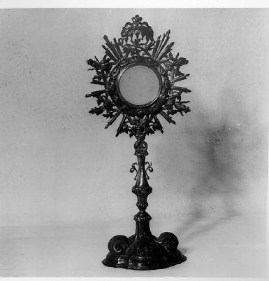 ostensorio - bottega italiana (sec. XVIII)