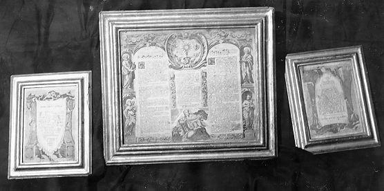 cartagloria, serie - bottega toscana (sec. XVIII)