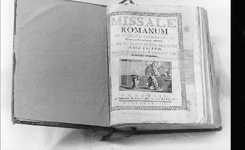 coperta di libro liturgico - ambito veneziano (sec. XVIII)