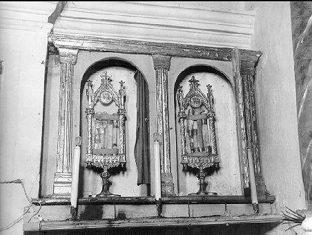 reliquiario architettonico, serie - bottega toscana (inizio sec. XX)