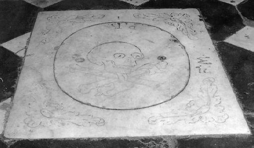 lastra tombale, serie - bottega italiana (sec. XVIII)