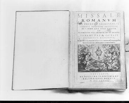 coperta di libro liturgico - ambito italiano (sec. XVII)