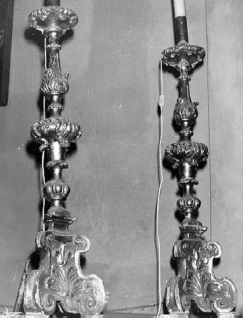 candelabro, serie - bottega toscana (sec. XVIII)