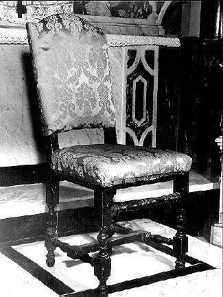 poltrona - bottega apuana (sec. XVII)