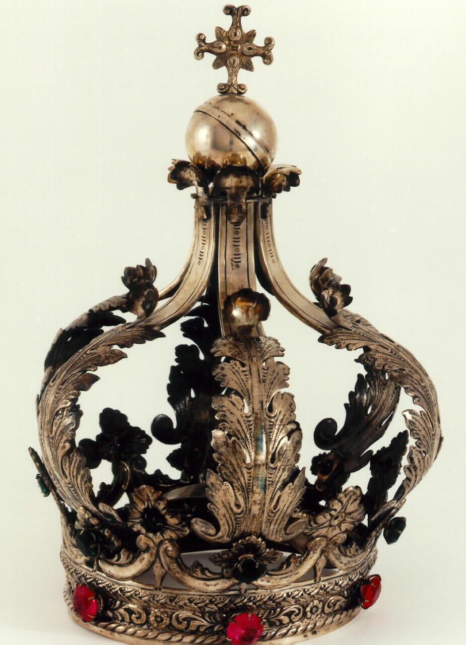 corona da statua - bottega siciliana (Fine/inizio secc. XIX/ XX)