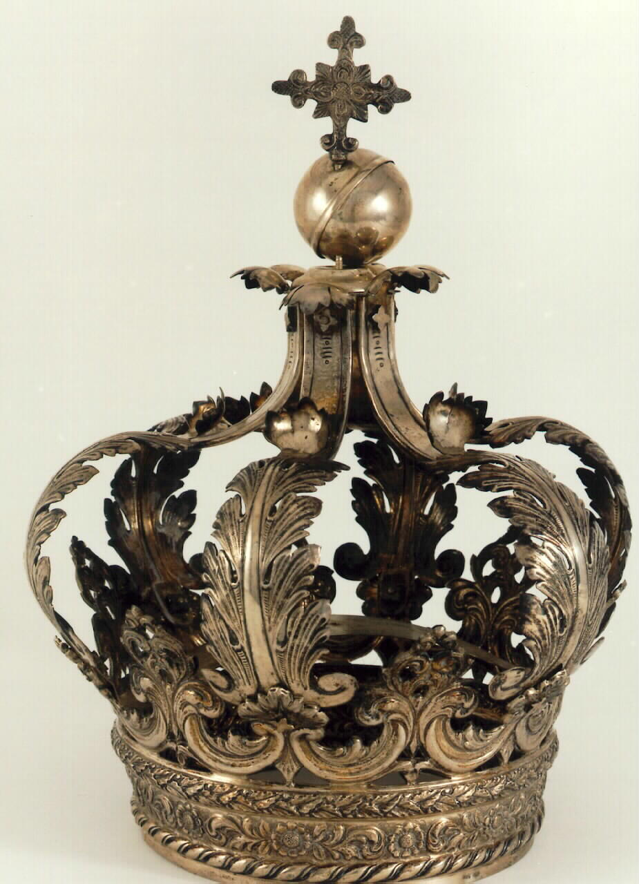 corona da statua - bottega siciliana (Fine/inizio secc. XIX/ XX)