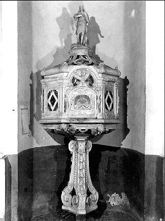 fonte battesimale - bottega apuana (sec. XVIII)