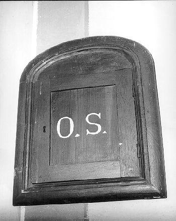 tabernacolo murale - bottega italiana (sec. XIV)