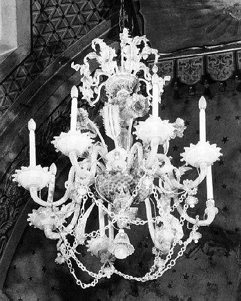 lampadario - a bracci, serie - bottega muranese (sec. XIX)