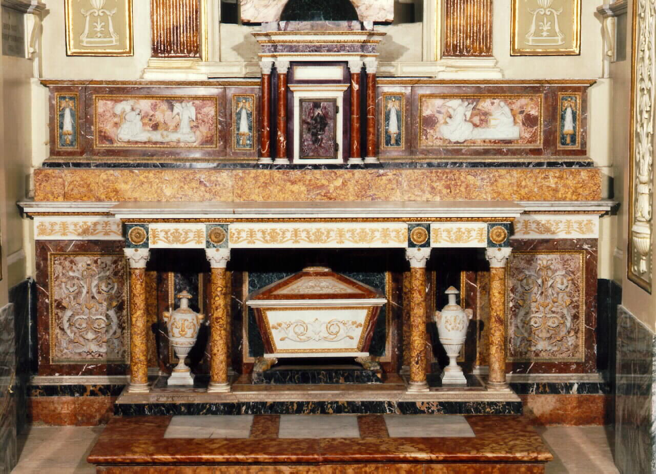 altare - a blocco, serie - ambito siciliano (Seconda metà sec. XIX)