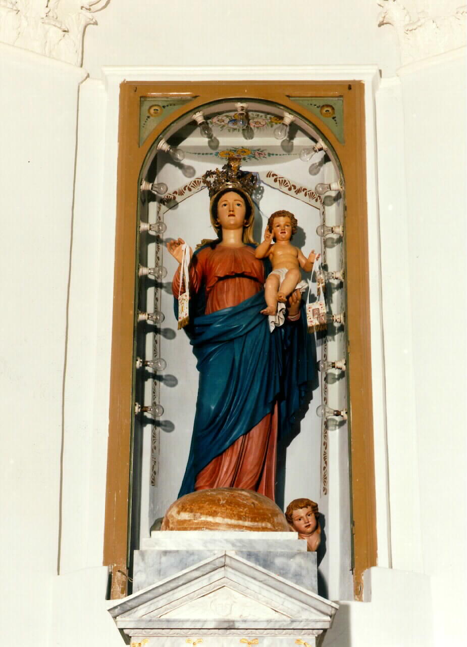 Madonna del Carmelo (statua) - ambito siciliano (primo quarto sec. XX)