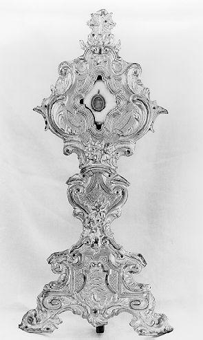 reliquiario, serie - bottega italiana (secc. XVIII/ XIX)