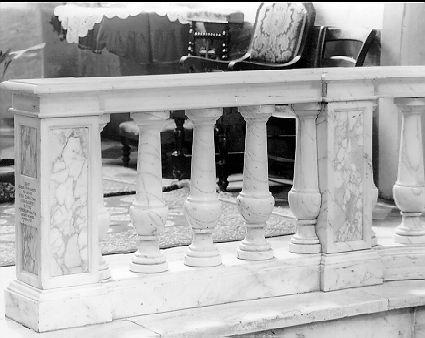 balaustrata - ambito apuoversiliese (sec. XIX)