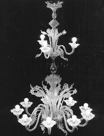 lampadario - bottega muranese (sec. XIX)